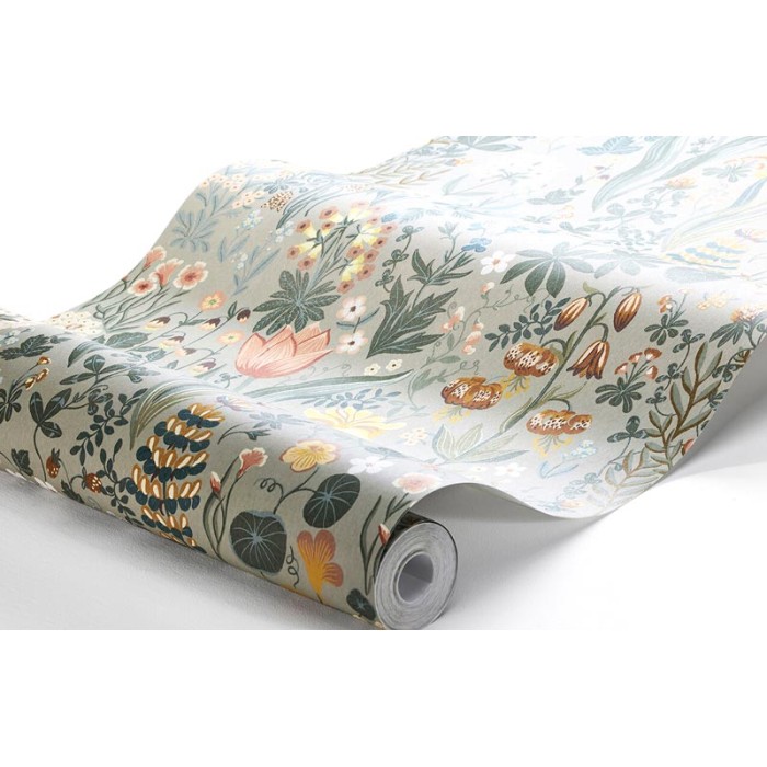 Borastapeter|Tapete bunt floral romantischer Stil Töne|Skandinavisch