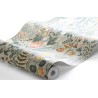Borastapeter|Papel pintado floral tonos multicolores estilo romántico|Escandinavo