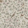 Borastapeter|Wallpaper romantic flowers birds butterflies|High-End