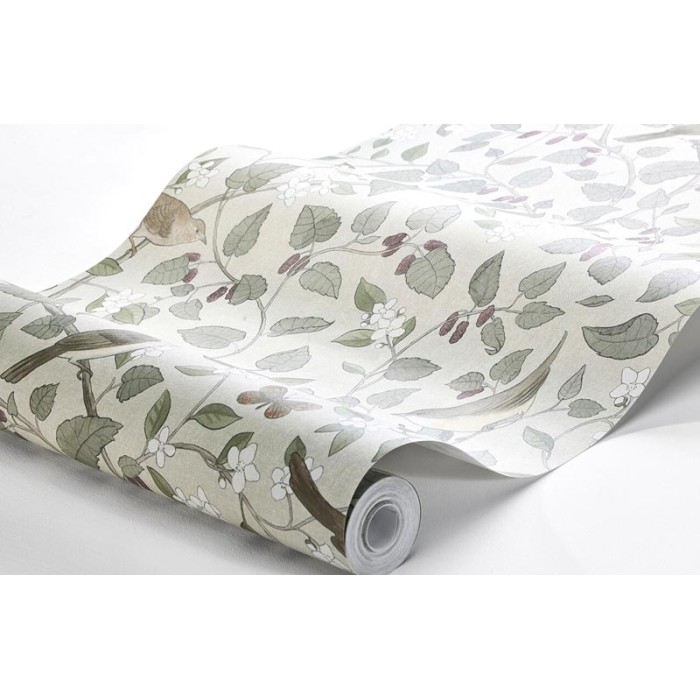 Borastapeter|Papier peint romantique fleurs oiseaux papillons|Haut Gamme