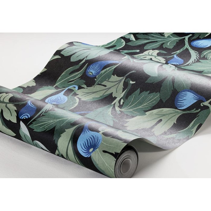 Borastapeter|Wallpaper floral with figs black background|Wallpaper