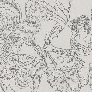 Grandeco|Papier peint floral vert tropical brillant|Papier Peint
