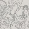 Borastapeter|Wallpaper grey tones botanical and human illustrations|Figurative