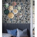 Borastapeter|Wallpaper floral with figs blue grey tones|Wallpaper
