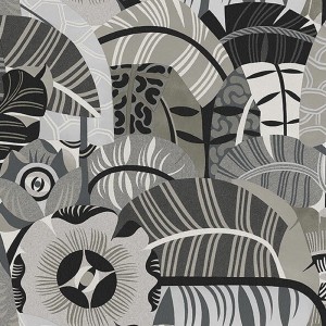 Papeldecor|Papier peint moderne rayures bleues et grises effet 3D|Papier Peint