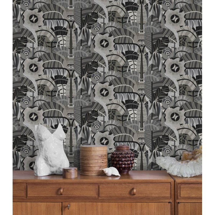 Papel pintado fauna retro atrevido y expresivo - Borastapeter Swedish Designers 2068