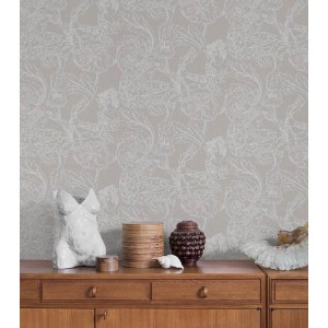 Papeldecor|Wallpaper floral tropical leaves|Wallpaper 2