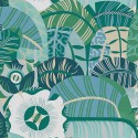 Borastapeter|Wallpaper cheerful playful tropical fauna|Retro