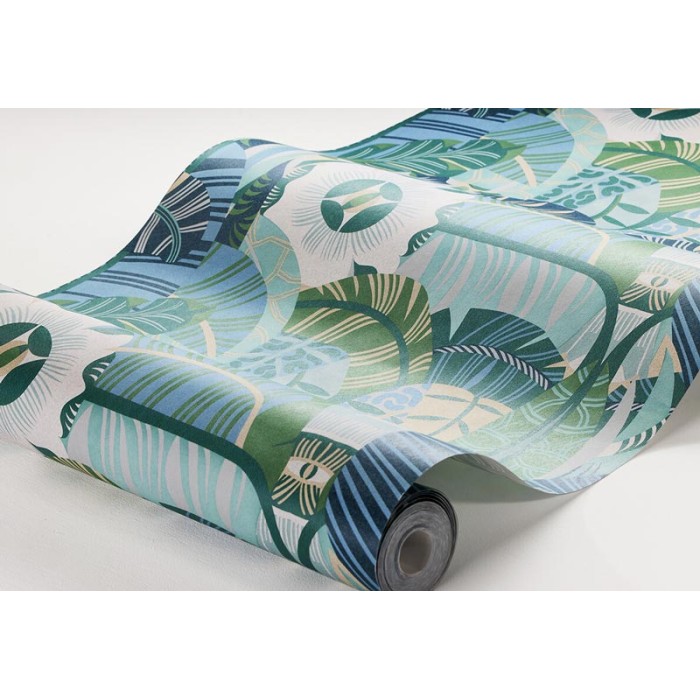 Papel pintado fauna tropical alegre y divertido - Borastapeter Swedish Designers 2069