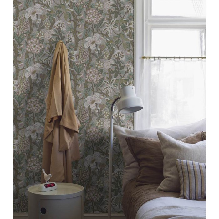 Borastapeter|Wallpaper relaxing exotic Scandinavian floral|Scandinavian