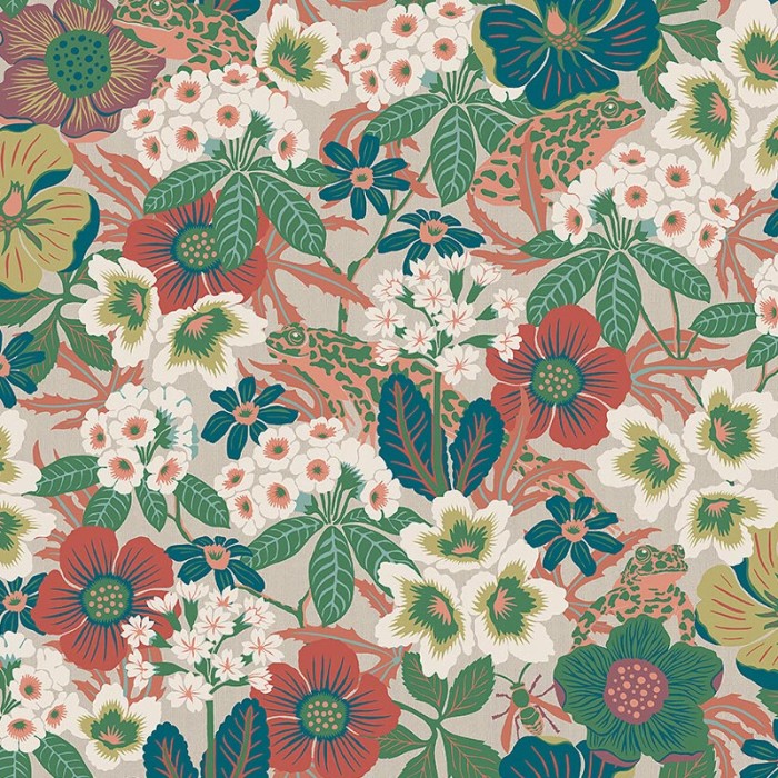 Borastapeter|Papel pintado flora fauna escandinavo lúdico|Papel Pintado