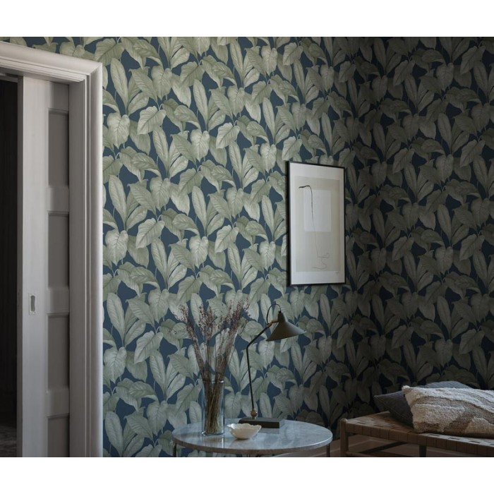 Papel pintado hojas grandes escandinavo elegante - Borastapeter Melodi 7401