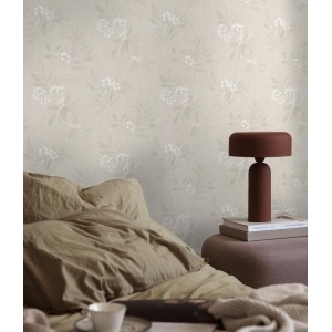 As Creation|Tapete Blumen und Schmetterlinge weiß|Romantisch 2