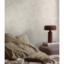 Papel pintado floral aireado estilo escandinavo - Borastapeter Melodi 7408