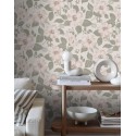 Borastapeter|Wallpaper Scandinavian spring pink flowers|Scandinavian