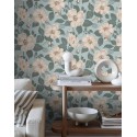 Borastapeter|Papier peint floral élégant scandinave contemporain|Romantique
