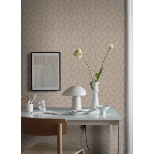 Papeldecor|Wallpaper ethnic circles embossed gloss|Wallpaper 2