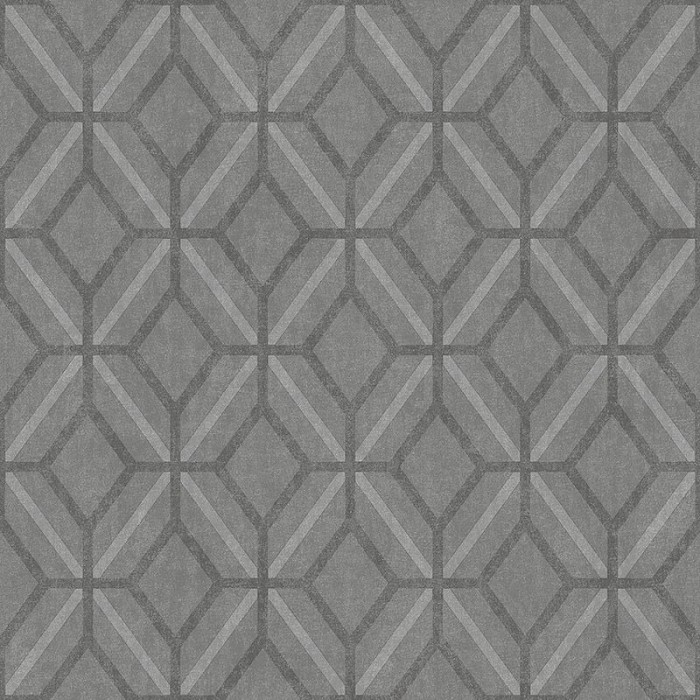 Papel pintado geométrico textil lúdico y lujoso - Borastapeter Melodi 7423