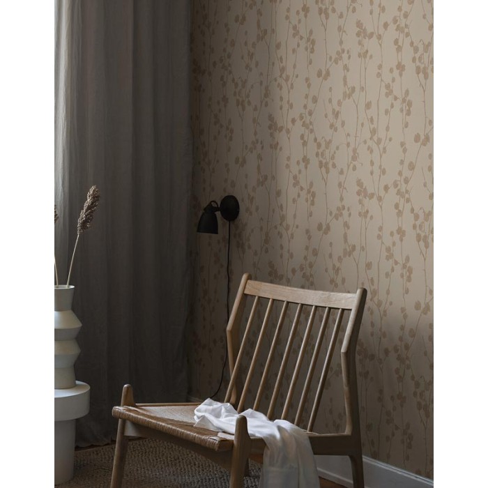 Borastapeter|Wallpaper contemporary Scandinavian stems and shoots|Wallpaper