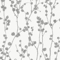 Borastapeter|Tapete zeitgenössisch skandinavisch Zweige und Knospen|Minimalistisch
