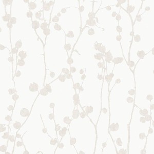 Borastapeter|Wallpaper Nordic meadow in warm white|Minimalist