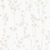Borastapeter|Papier peint brindilles et feuilles scandinave subtil|Minimaliste
