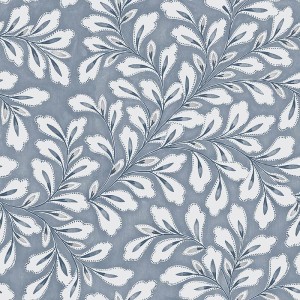Caselio|Wallpaper with white and ochre leaf prints|Scandinavian