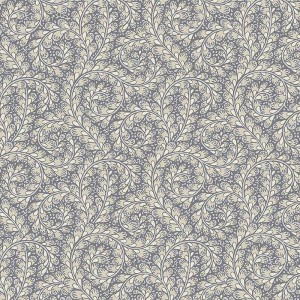 Architects Paper|Modern floral wallpaper with wild plants in blue|Wallpaper