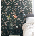 Borastapeter|Papel pintado amapolas estilo Art Nouveau bohemio|Papel Pintado