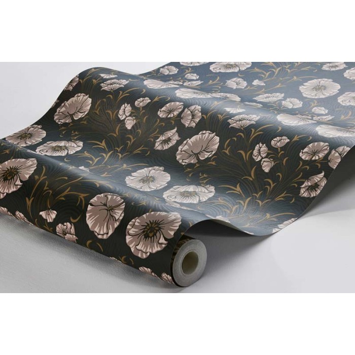 Borastapeter|Papel pintado amapolas estilo Art Nouveau bohemio|Papel Pintado