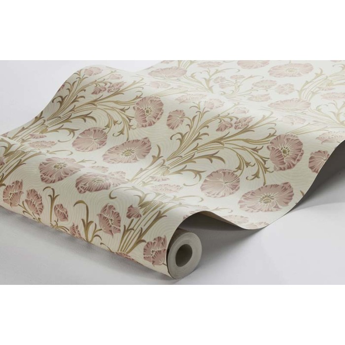 Borastapeter|Tapete frisch bohemien Art Nouveau Mohnblumen|Romantisch