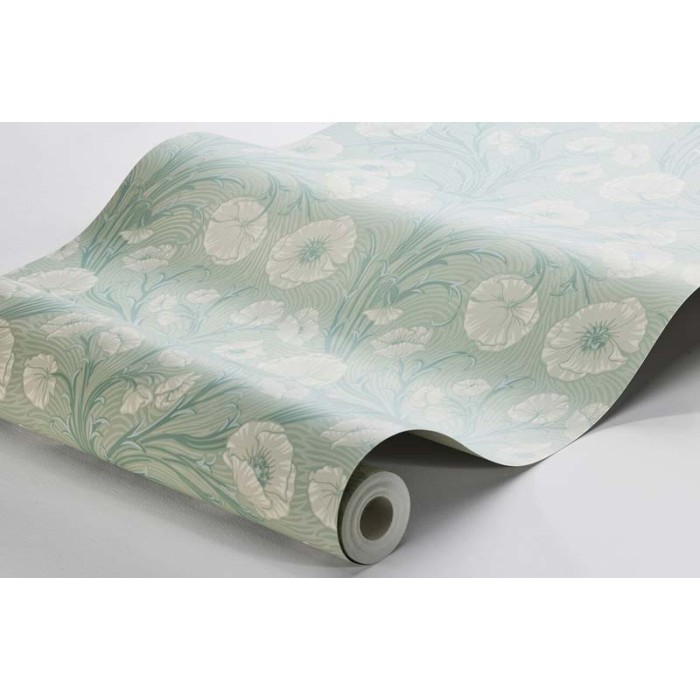 Borastapeter|Papel pintado amapolas estilo Art Nouveau vibrante y lúdico|Papel Pintado