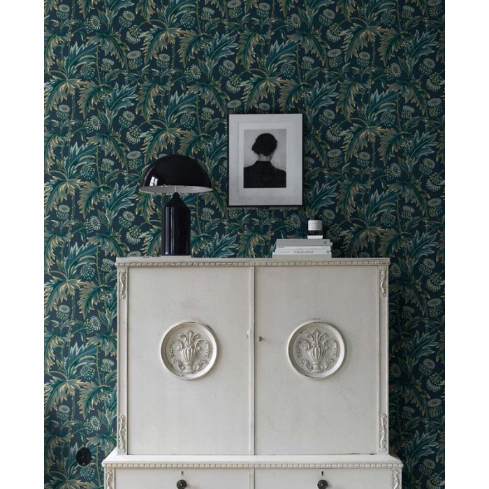 Borastapeter|Wallpaper classic Scandinavian thistles|Wallpaper