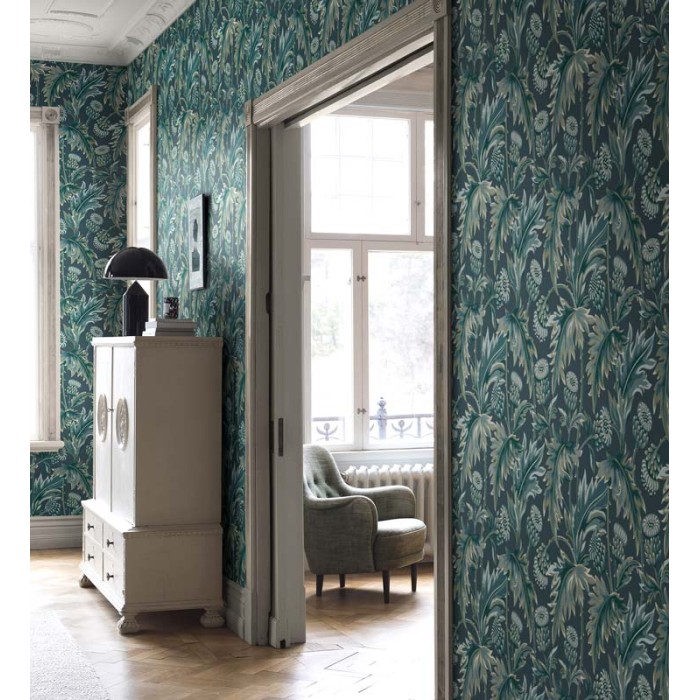 Borastapeter|Wallpaper classic Scandinavian thistles|Wallpaper