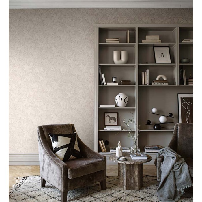 Borastapeter|Tapete klassisch elegant tropische Blätter Papageien|Tapeten