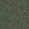 Borastapeter|Papier peint feuilles tropicales perroquets style sophistiqué|Papier Peint