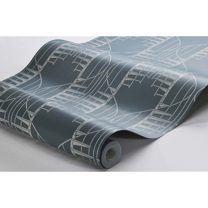 Borastapeter|Wallpaper retro Scandinavian organic waves|Art Deco