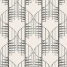 Borastapeter|Wallpaper retro monochrome medallion organic waves|Art Deco