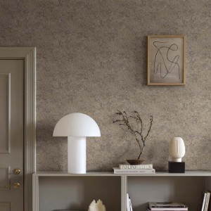 Marburg|Papier Peint pierre travertin gris et blanc contemporain|Imitation Marbre 2