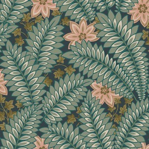 Borastapeter|Wallpaper green white rustic Scandinavian style floral trellis|Art Deco