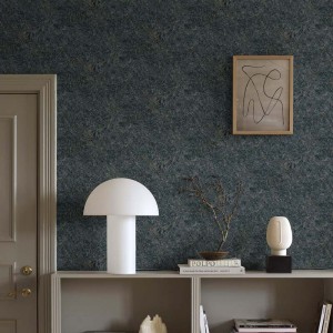 Papeldecor|Papel Pintado étnico arabesco gris metalizado|Papel Pintado 2