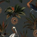 Borastapeter|Wallpaper expressive elegant birds and foliage|High-End