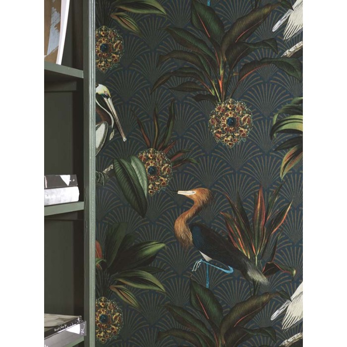 Borastapeter|Wallpaper expressive elegant birds and foliage|High-End