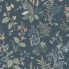 Borastapeter|Wallpaper folklore Scandinavian style bellflowers and forget-me-nots|Scandinavian