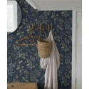 Borastapeter|Wallpaper folklore Scandinavian style bellflowers and forget-me-nots|Scandinavian