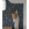 Borastapeter|Wallpaper folklore Scandinavian style bellflowers and forget-me-nots|Scandinavian