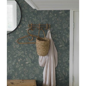 Elitis|Papier peint osier brun chaud style artisanal|Papier Peint 2