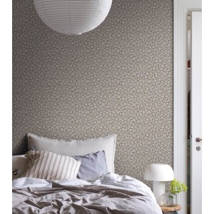 Papeldecor|Wallpaper large flowers watercolour pink and grey|Wallpaper 2