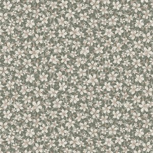 Grandeco|Papier peint floral bleu style boho|Floral