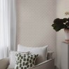 Borastapeter|Papel pintado enrejado con hojas y flores estilo clásico contemporáneo|Escandinavo